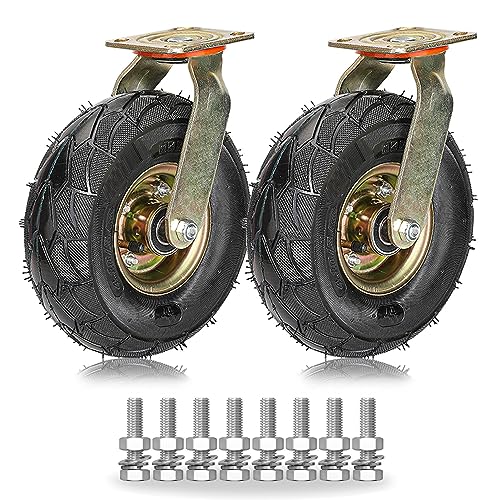 Roulettes pneumatiques anti-vibration en caoutchouc pour déplacer vos meubles sans effort