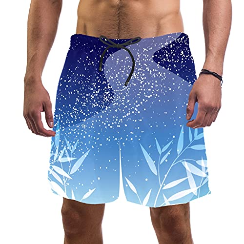 Short de bain séchage rapide et respirant avec doublure mesh et 2 poches pour homme