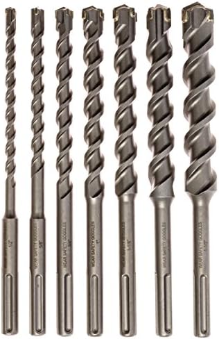 7 Piece Carbide Tipped BIT, Masonry Drill Bit Set, SDS Max!!!