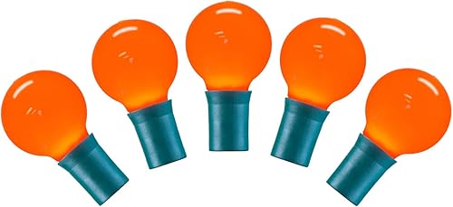 Miniatura 5 de Vickerman 25 luces LED G30 de color blanco cálido rojo en cable verde, 16' cadena de luz de Navidad