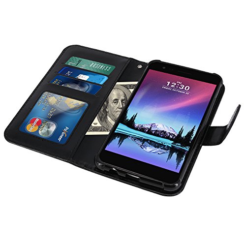 LK Custodia LG K10 2017, Case in Pelle PU di Lusso...