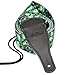BestSounds Skull Guitar Strap & Genuine Leather Ends Guitar Shoulder Strap ,Suitable For Bass, Electric & Acoustic Guitars (Skull Green)