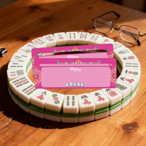 Set de 4 guías Pop Resin para mahjong en colores variados miniatura 4