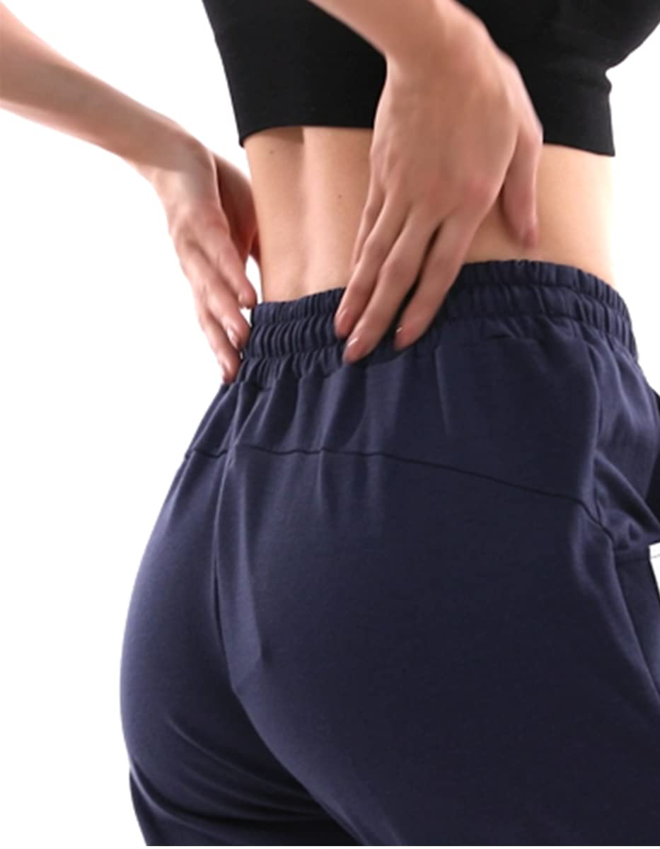KaiDi Women's Capri Sweatpants Casual Capri Pants with Pockets Capri Joggers Capri Yoga Pants Drawstring Workout Sweatpants
