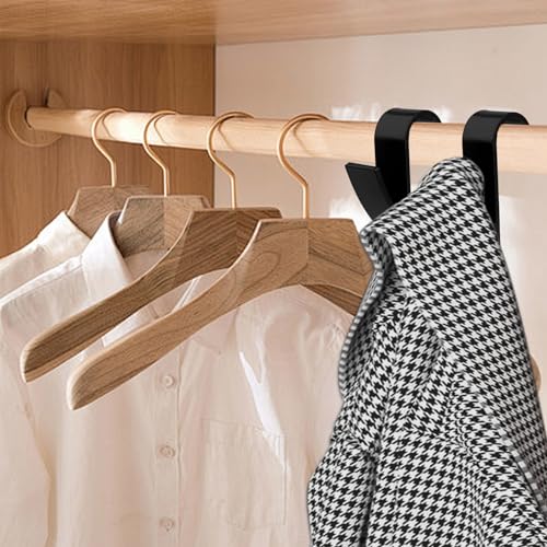 Gurfzcyuoo 6PCS Towel Rail Radiator Hooks for Towels, Over Radiator Towel Rail Hanger Hooks Radiators Hanger for All Standard Radiators (6PCS Black) - Image 5