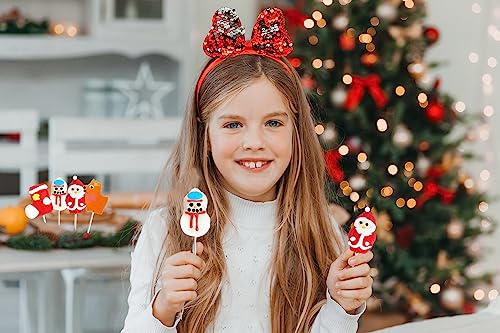 Christmas Lollipop Santa, Reindeer, Snowman, Xmas Boots Assortment, Mixed Fruit Flavor, Individually Wrapped (12-Pack) #TOP2