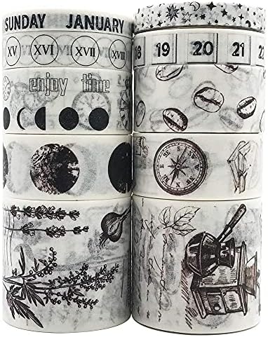 ZMLSED Cute Animals Washi Tapes Set, EnYan 10 Rolls Japanese Masking Decorative Tapes for DIY Crafts and Arts Bullet Journal Planners Scrapbooking Adhesive