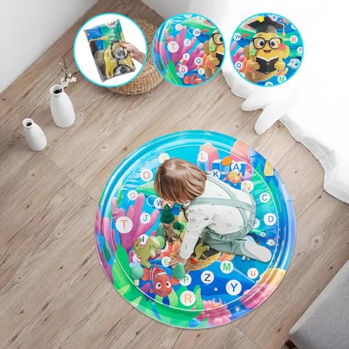 Tapis de jeu sensoriel gonflable cadeau d'éveil ludique pour bébé - 2