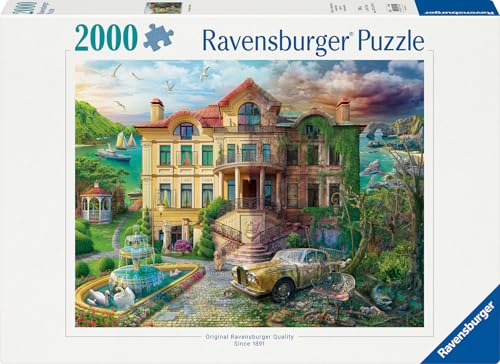 Puzzle 2000 pièces : Manoir au fil du temps Ravensburger France - vue 2