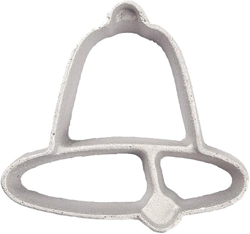 Miniatura 1 de O'Creme Campana abierta de hierro con roseta navideña