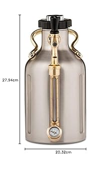 【美品】GROWRERWEREKS UKEG64 グロウラー ステンレス uKeg 64は、タップが付いた加圧スチールのグラウラーです