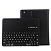 eoso Keyboard Case for Apple iPad 4th Gen 2012, iPad 3rd Gen 2012, iPad 2 2011 Folding Leather Folio Cover with Removable Bluetooth Keyboard(Black)