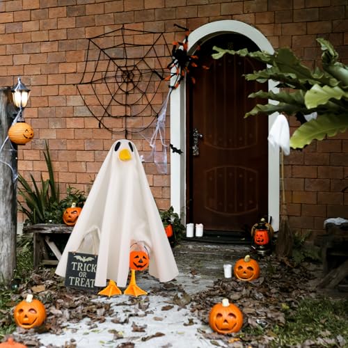 Aymolas Halloween Goose Outfit Ghost Porch Goose Costume for Outdoor Decor by Aymolas - Used condition - Image 5