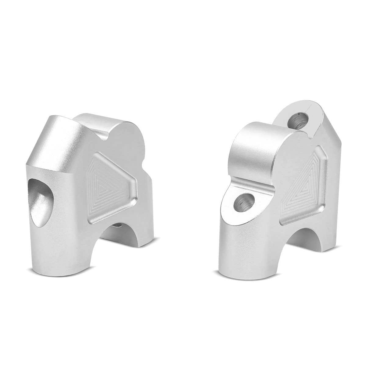 Rehausse Guidon 30mm Compatible avec BMW R 1250 GS/Adventure 19-24 Argent DPLB1