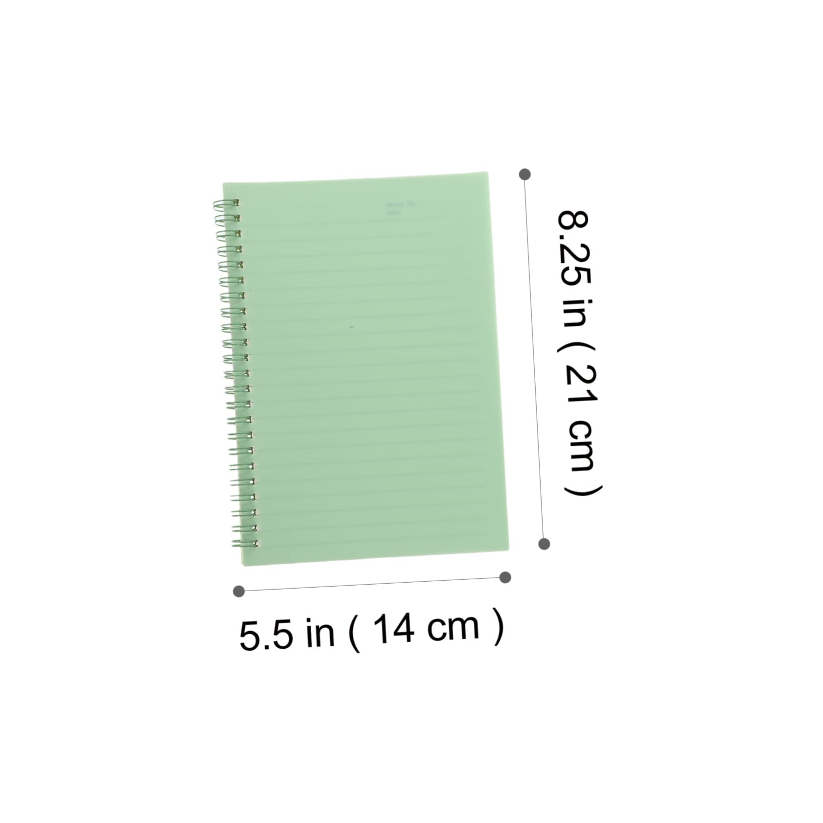 Quaderno Spiralato A5 4pezzi Carta Spessa e Design Classico Minimalista, Previene Problemi di Ombreggiatura, per Studenti e Insegnanti