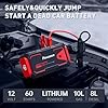 Povasee Jump Starter 5000A Car Jumper Starter, Model A30 12V Jump Box for Car Battery up to 10L Gas or 8L Diesel Engine Battery Jumper Starter Portable with Power Bank/Dual Output/LED Light #1