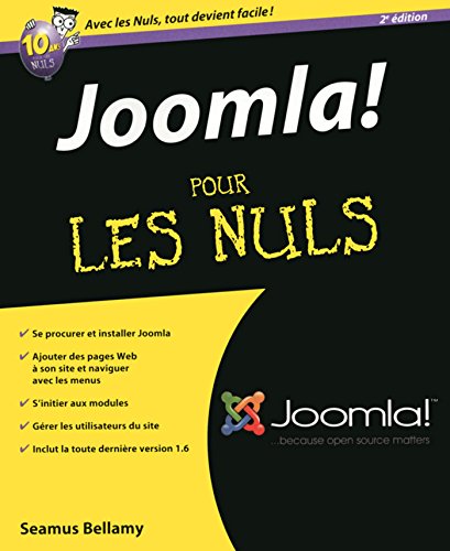 Télécharger Joomla Pour les Nuls Livre PDF Gratuit