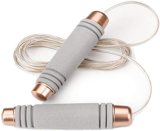 Lightweight Jump Rope,Xiaoai Non-tangle Skipping Rope PVC Steel Cable for Speed Skipping Rope Cardio, Workout and Fitness Training Jump Rope for Adult Kids Men Women (Gray)