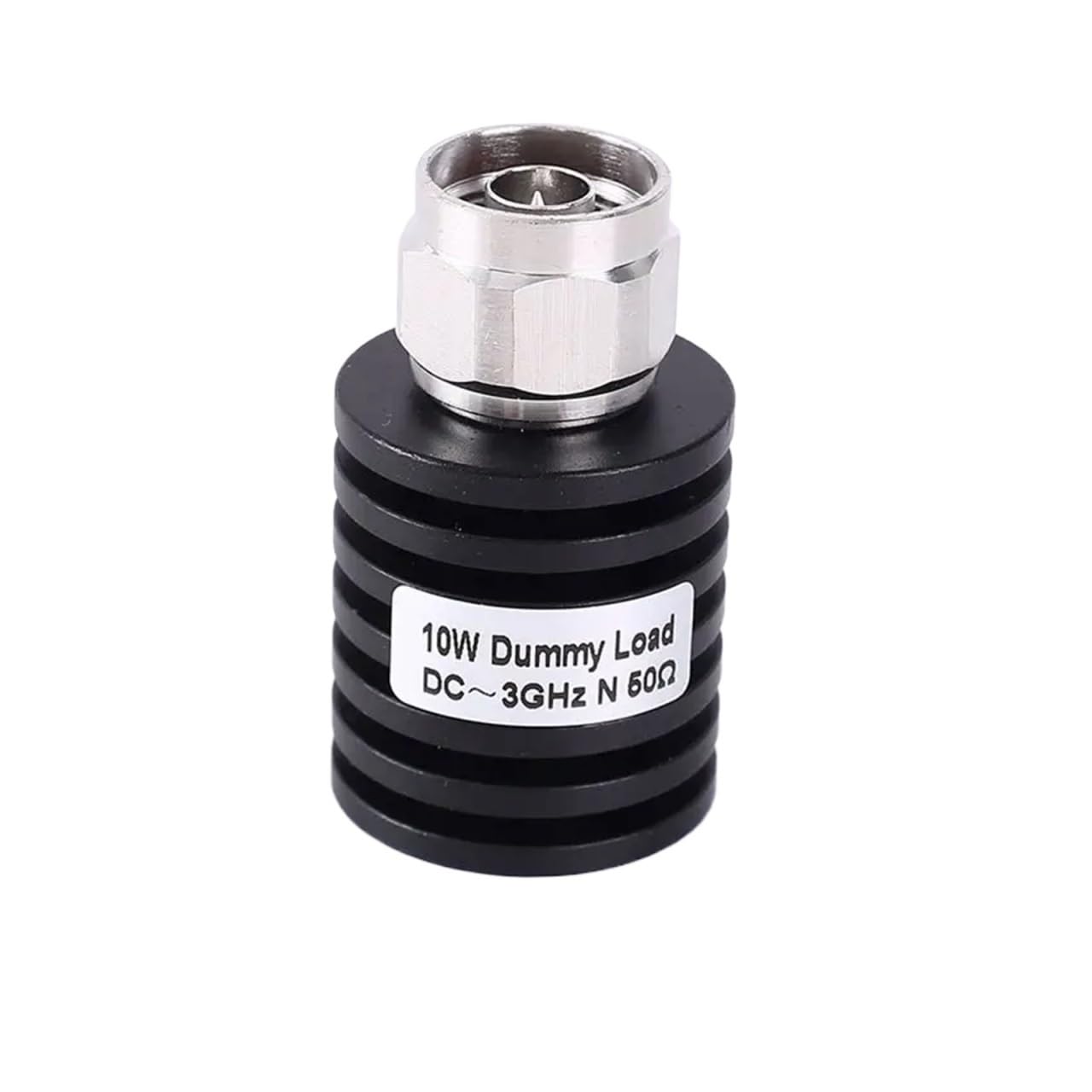 Prise mâle 10W N, terminaison coaxiale RF, charge factice 3GHz/4GHZ/6GHZ/50ohm, accessoires RF nickelés(3GHZ)