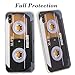 TNCY Bumper Soft TPU Music Cassette Tape Retro 80’s Type Amazing Back Cover Phone Case Compatible with iPhone Xs (2018) iPhone X (2017)