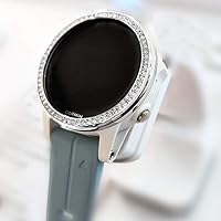 Vista 5 de Abanen Bisel de reloj para Garmin Fenix 5S, cubierta adhesiva de cristal brillante, anillo de protección antiarañazos para Garmin Fenix 5S/5S Plus
