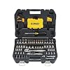 DEWALT Mechanics Tools Kit and Socket Set, 1/4″ & 3/8″ Drive, SAE, 108-Piece (DWMT73801)