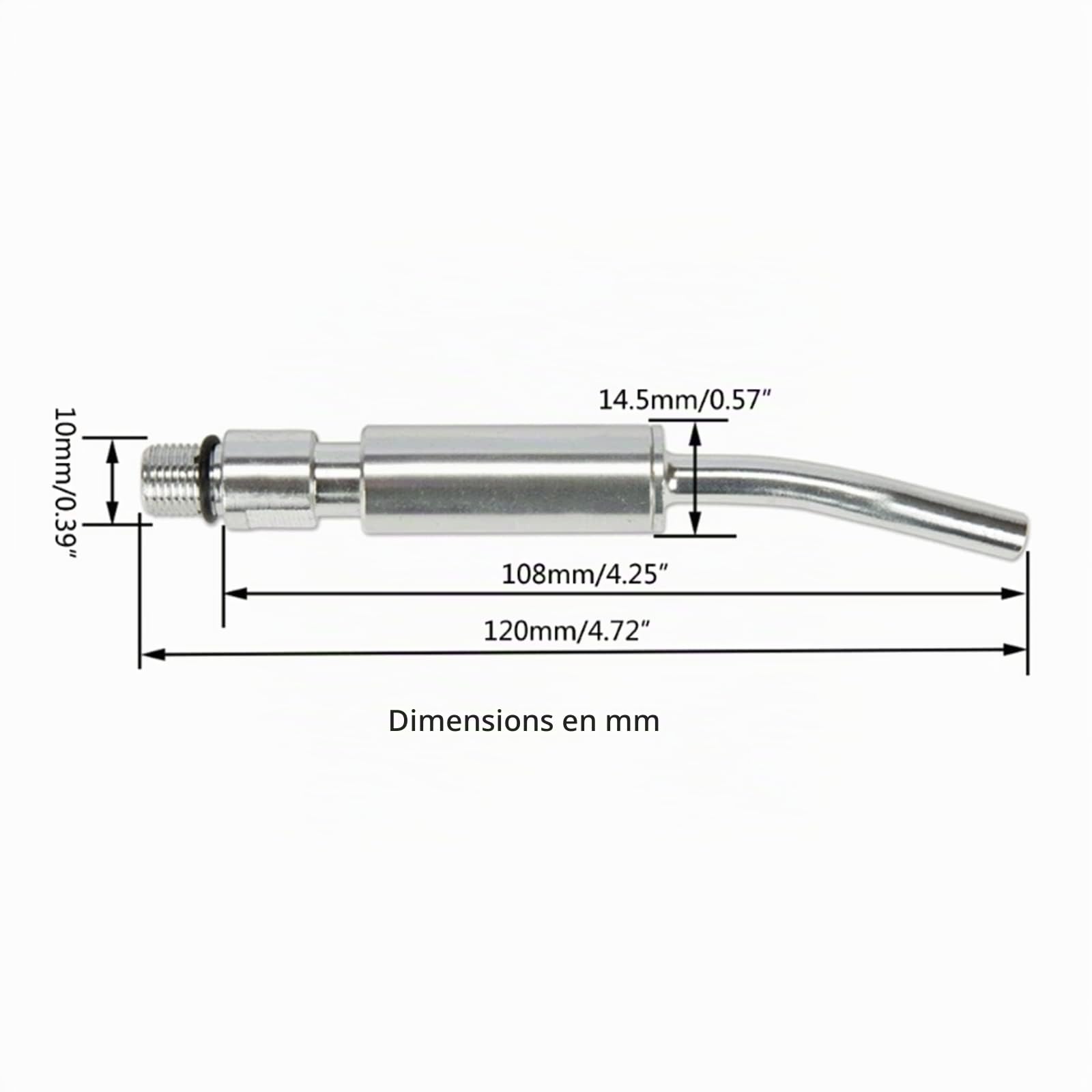 2 pièces Japonais roulement Tube buse pour Tornador Voiture intérieur Pistolets de Nettoyage Air soufflage poussière Pistolets Portant pièce de Rechange