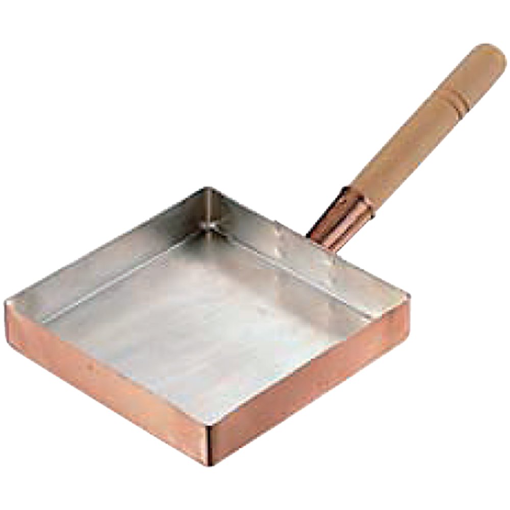Copper Tamagoyaki Pan, 5.9-inch Square