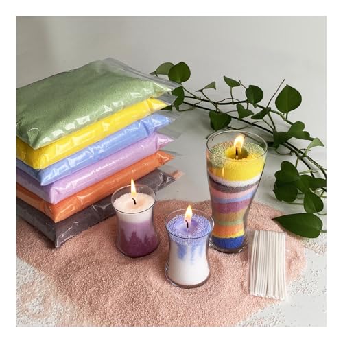 Vitarie Kit para Hacer Velas con Arena y Mechas miniatura 3