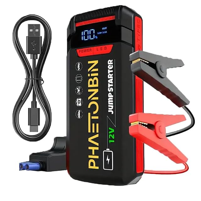 3000A Jump Starter for 7 0L Gas 3 5L Diesel Engine 12V Car Battery Charger Portable with Jumper