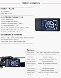 LCD Display & Computer for Electric Bike : 500C Compatible with BAFANG BBS01 BBS02 BBSHD Mid Drive Motor, 8fun Smart Indicator & Meter Control Panel for eBike Conversion Kit