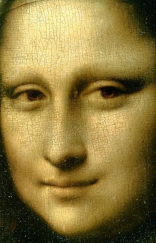Portrait Mona Lisa de Vinci en toile murale | Grand format 60x90cm