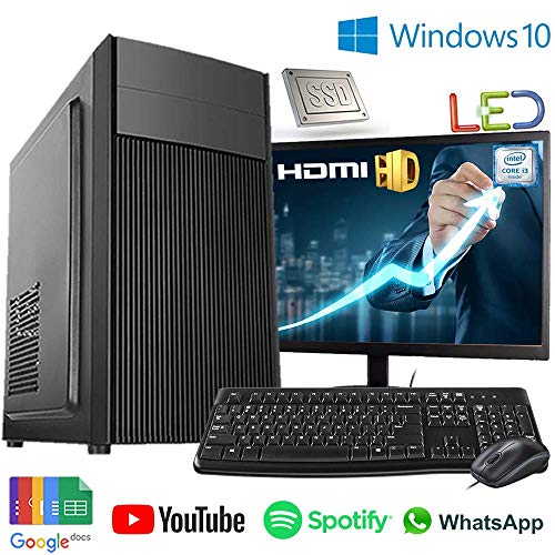 Computador Completo Intel Core i3 8gb SSD 120GB Monitor Hdmi