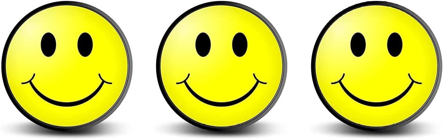 NanoBloc Webcam Cover from Universal Reusable Camera Cover for All Devices โ Safe Screen Closure, Strong Nano Suction, No Residue (3-Pack, Smiley Face)
