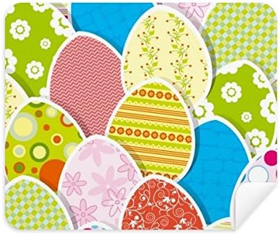 Easter Festival Cute Colored Egg Culture Cleaning Cloth Screen Cleaner 2pcs Suede Fabric image 2
