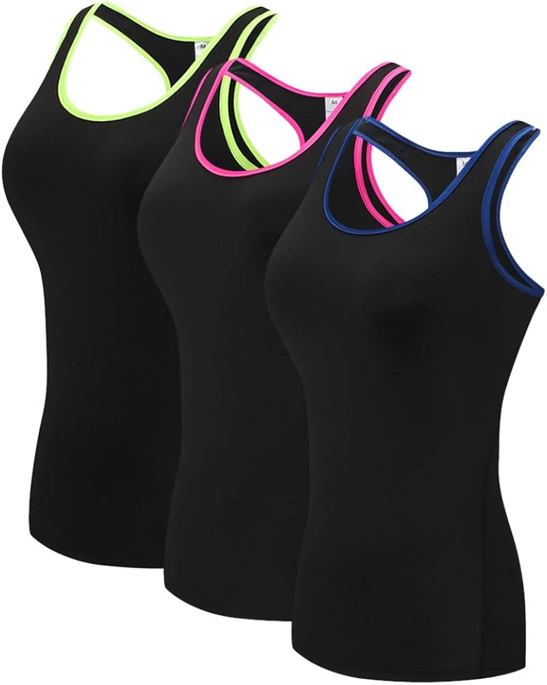 Compression Workout Tank top for Women Pack of