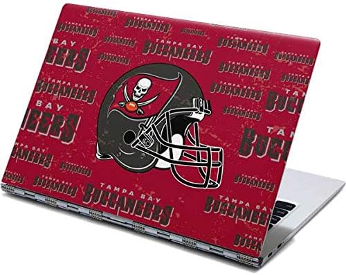 Skinit Decal Laptop Skin Compatible with Yoga 910 2-in-1 14in Touch-Screen - Officially Licensed NFL Tampa Bay Buccaneers - Blast Design