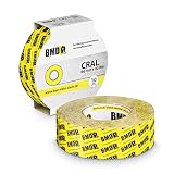 2x BMD - cral Hochleistungsklebeband (Gelb - 60mm x 40lfm) zur Verklebung von Dampfsperrfolie Dampfbremsfolie nach DIN Norm 4108 Teil 7 OSB Klebeband