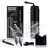 Ohrenschmalzentfernung, Elektrischer Ohrenreiniger mit 2 Düsentypen und 4 Modi...