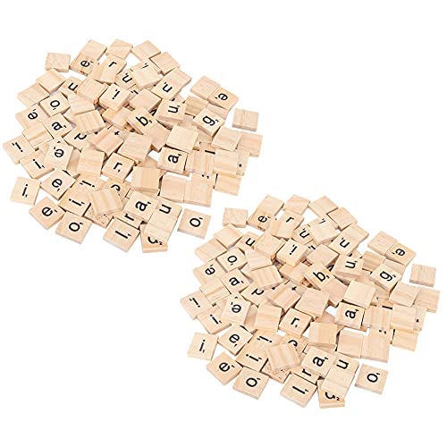 Set de 2 Tablas de Madera Educativas con Letras miniatura 3