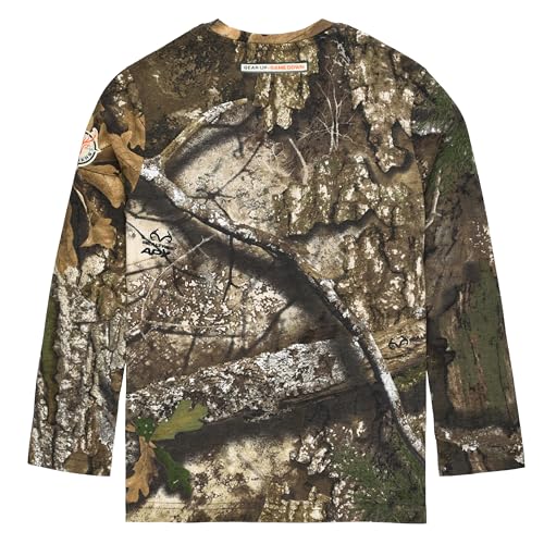Realtree and Mossy Oak Authentic Youth Camouflage Pattern Long Sleeves Crewneck Tee Shirts for Kids2