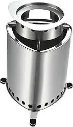 menolana Forno a lenha para áreas externas, aquecedor multifuncional para cozinhar sobre fogo, fogão a lenha, forno de acampamento para churrasco doméstico e