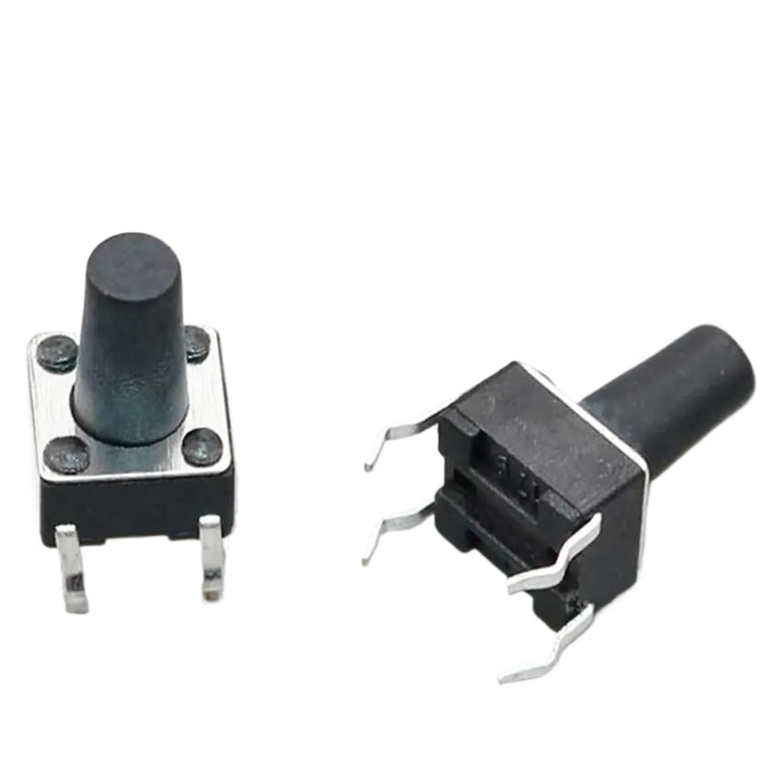 100 sztuk 6 x 6 przełączników chwilowy panel PCB dotykowy przełącznik przyciskowy przełącznik DIP 4Pin 6 x 6 x 5 6 x 4,3 5 6 7 8 9-21 mm (6 x 6 x 21 mm)