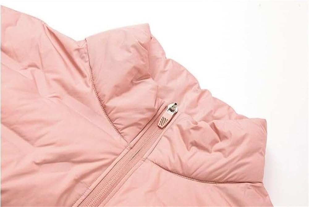 Women's Lightweight Quilted Down Jacket Duck Feather Filled Warm Casual Outerwear for Autumn and Winter