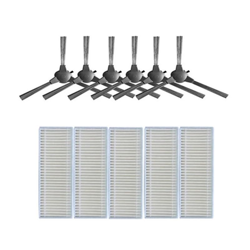HAUINVC Vacuum Side Brush HEPA Filter Compatible with LIECTROUX M7S PRO Robotic Vacuum Parts Replacement(As Shown)(As shown2)
