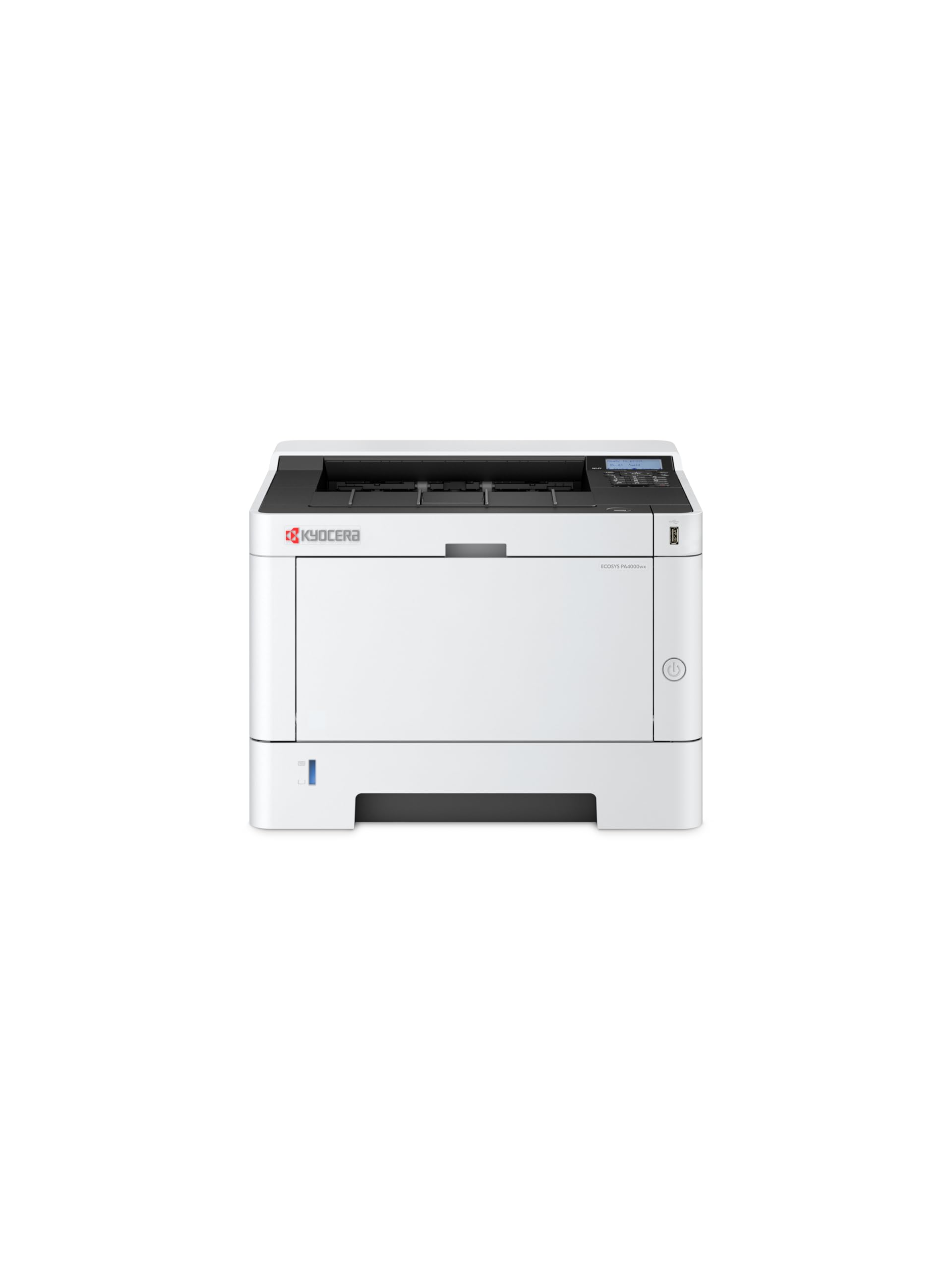 Kyocera Ecosys PA4000wx - Impresora láser inalámbrica (40 ppm, Wi-Fi, 40 ppm), Color Blanco y Negro