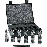 Evolution Power Tools HTCCUTKIT6S Short Series Magnetic Drilling Cutter Kit, 25 mm (Pack of 6), Orange