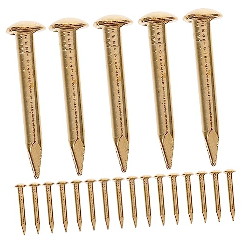 MUSISALY Diy Hanging Picture Decorative Nails Small Nails for Wall 1.2x10mm Copper Nails Picture Hanging Kit 250g/pack