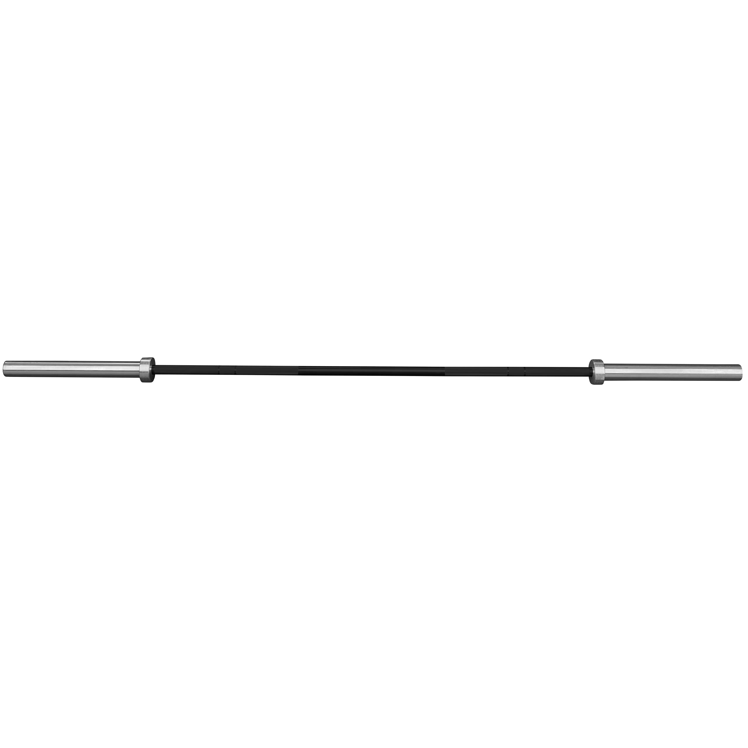 PRx Performance Men's Olympic Elite Barbell, 20kg Weight Lifting Bar, Bright or Black Zinc Coating (Black Zinc)