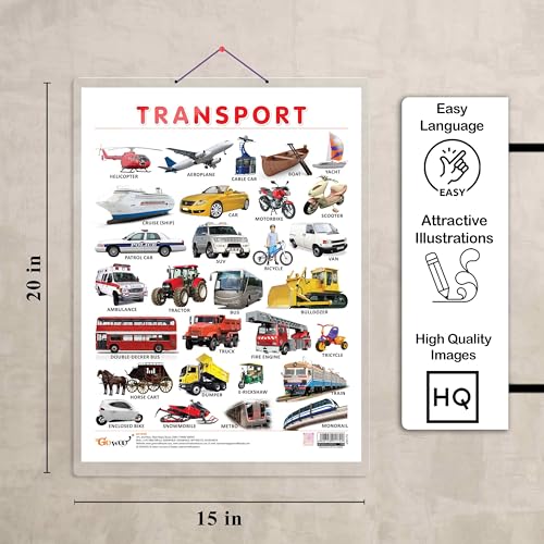 Image of GO WOO TRANSPORT CHART HARD LAMINATED | Hard Laminated Travel Guide